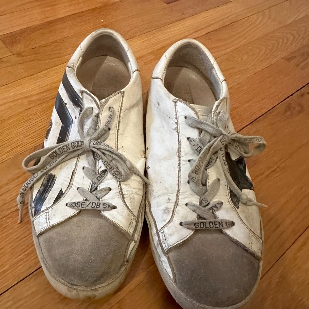 Golden Goose Super-Star low-top sneakers 7.5 - Picture 4 of 5
